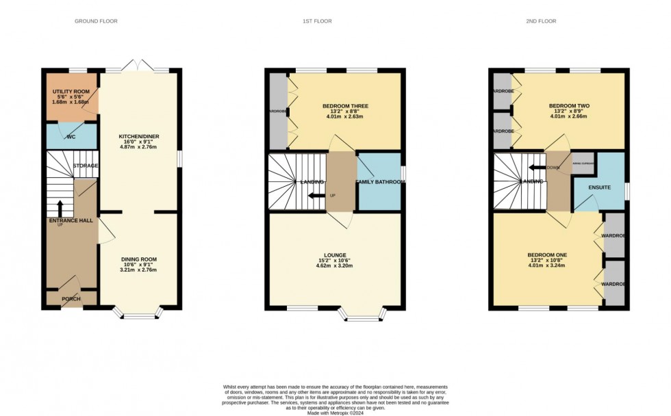 Floorplan for Browns Close, Mawsley Village