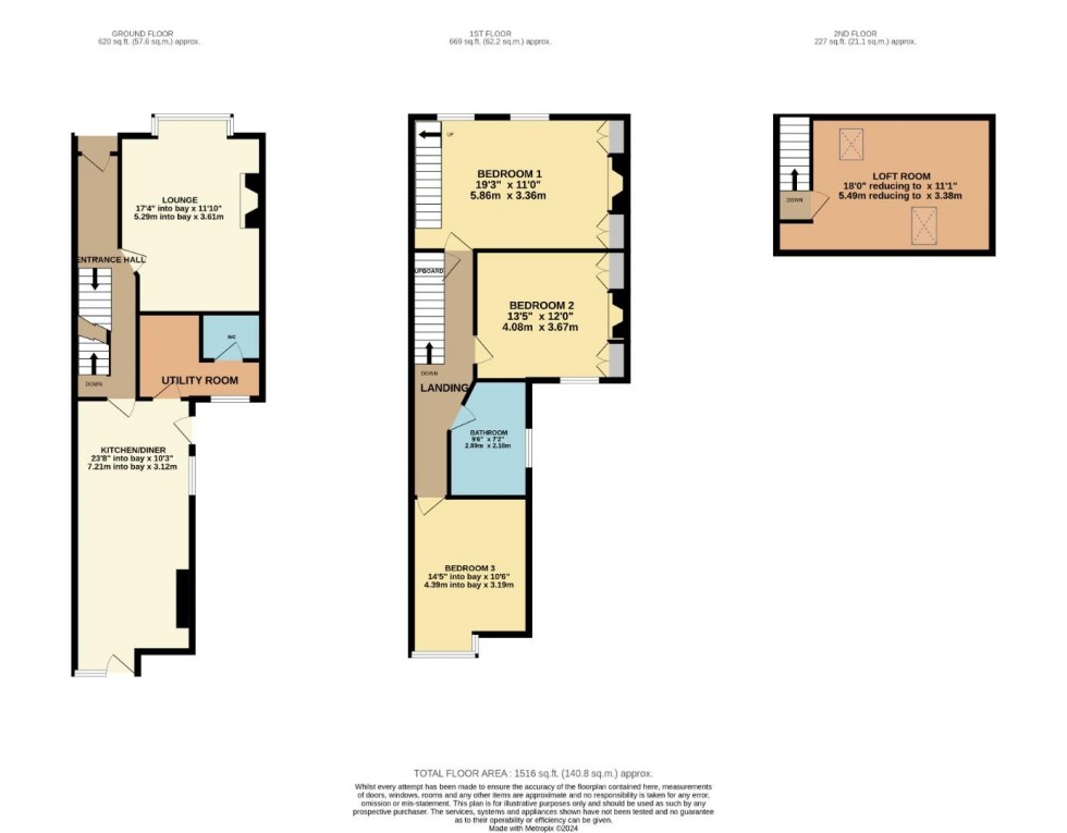 Floorplan for Knights Lane, Kingsthorpe Village, Northampton