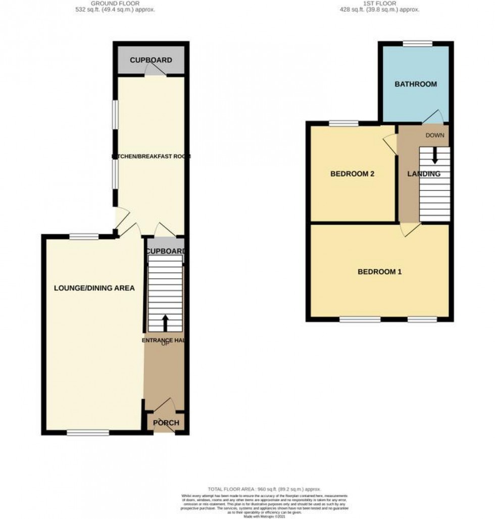 Floorplan for King Street, Earls Barton, Northampton