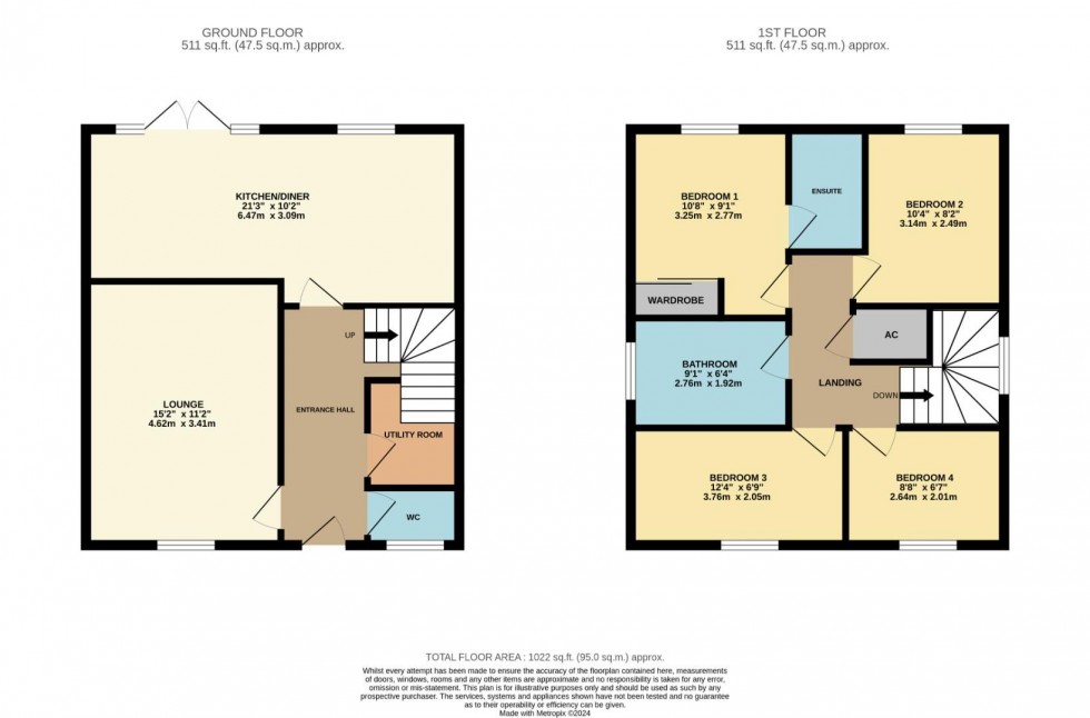 Floorplan for Glebe Road, Boughton, Northampton