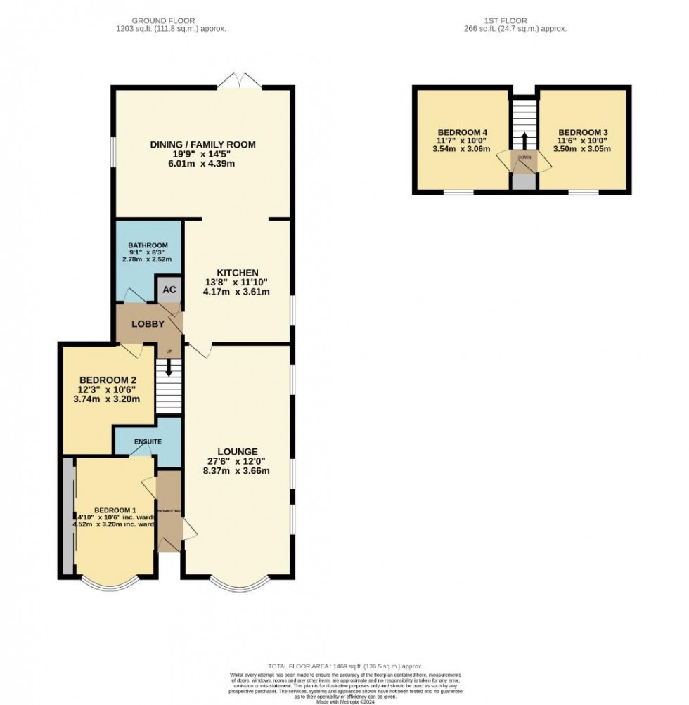 Floorplan for Overstone Road, Sywell, Northampton