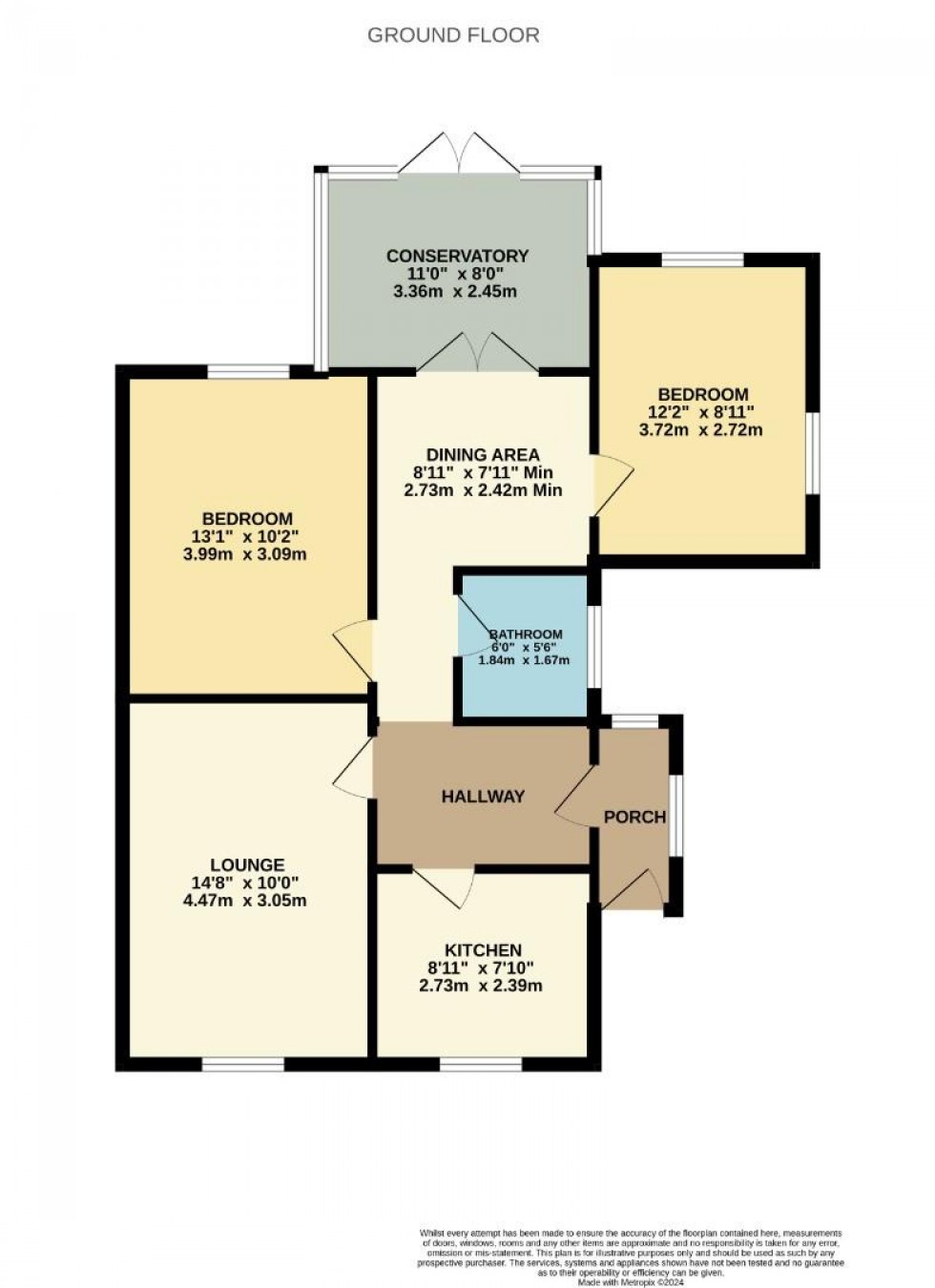 Floorplan for Northampton Rd, Brixworth