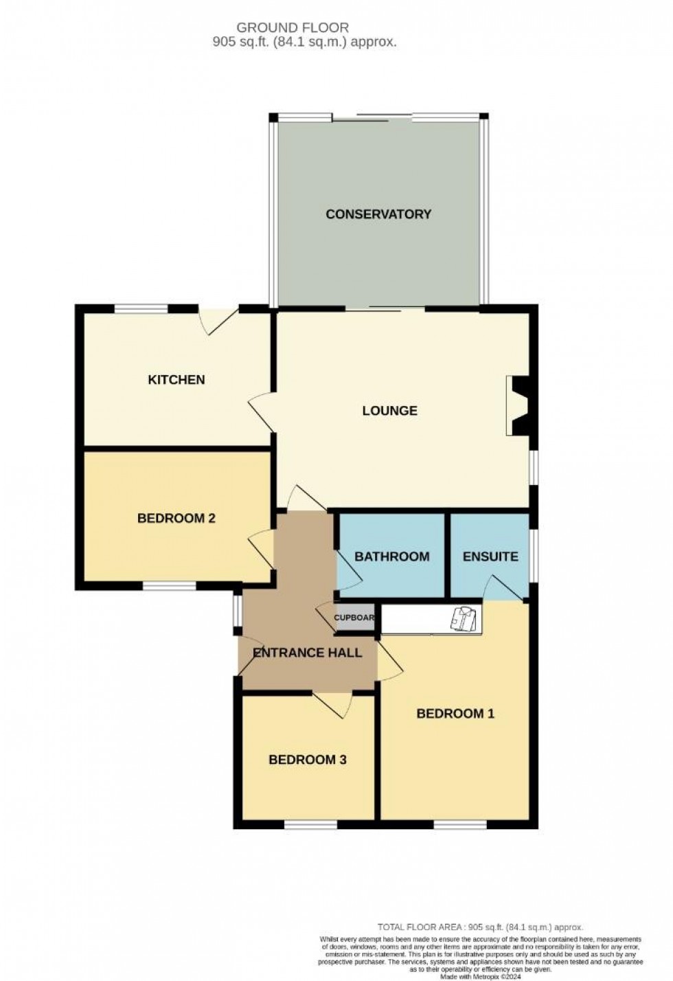 Floorplan for Robert Hill Close, Hillmorton, Rugby