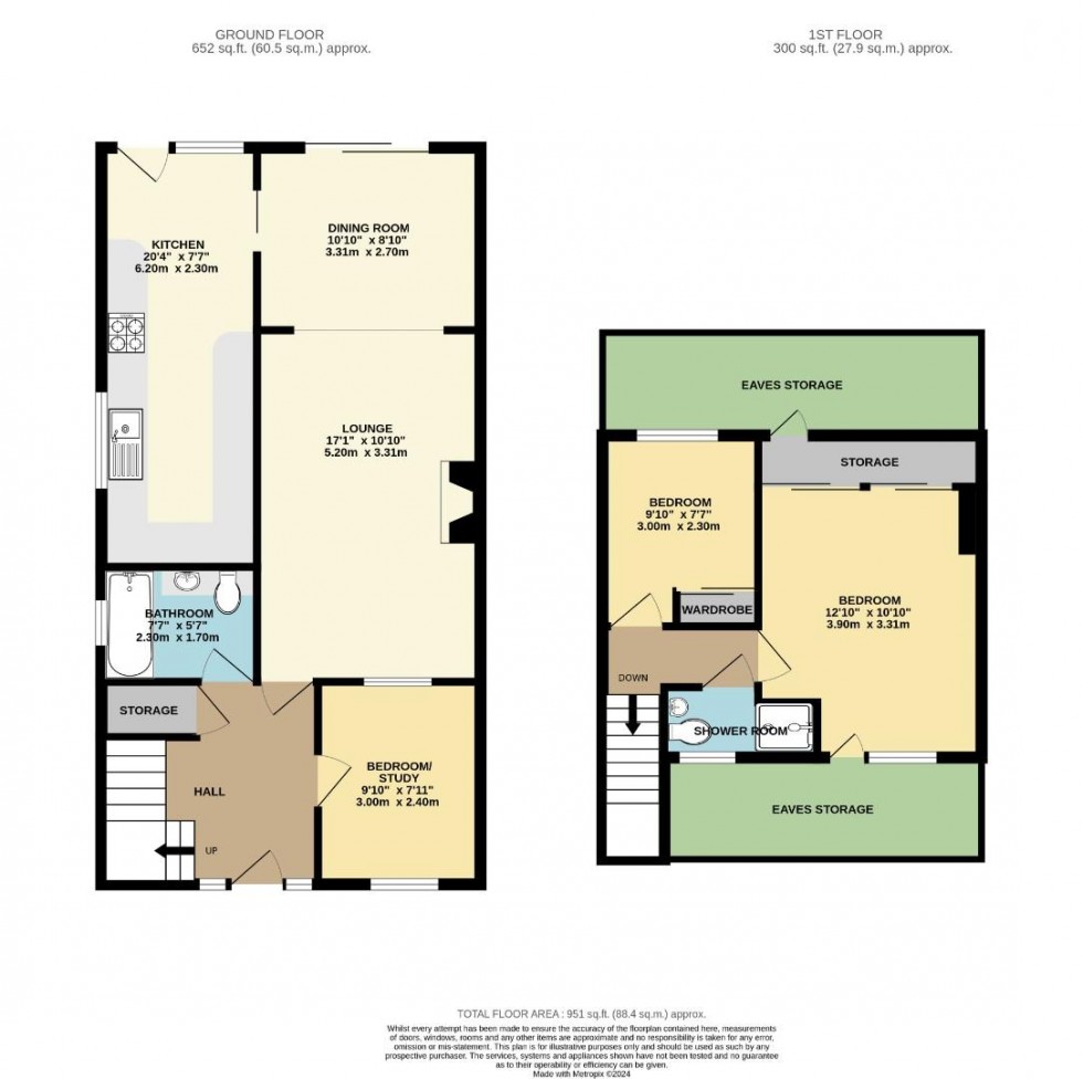Floorplan for Othello Close, Rugby