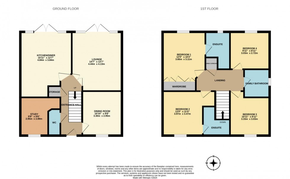 Floorplan for School Road, Mawsley Village, Kettering