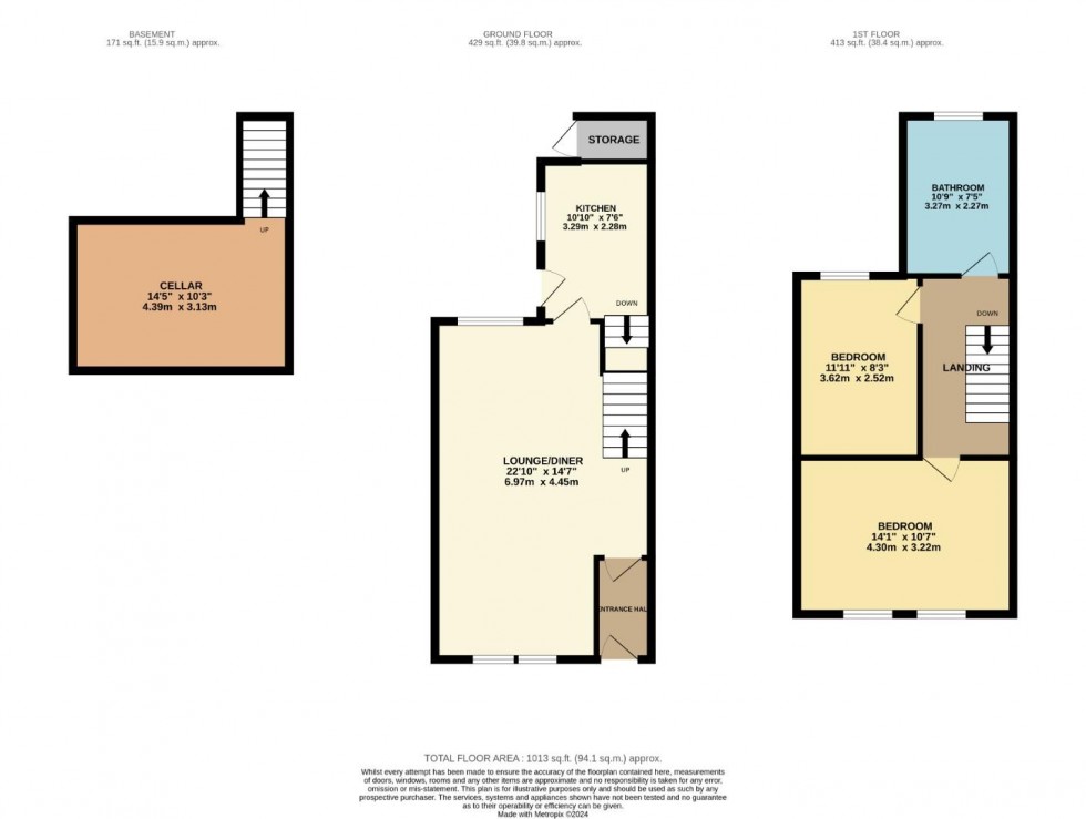 Floorplan for 38 Washington Street, NORTHAMPTON