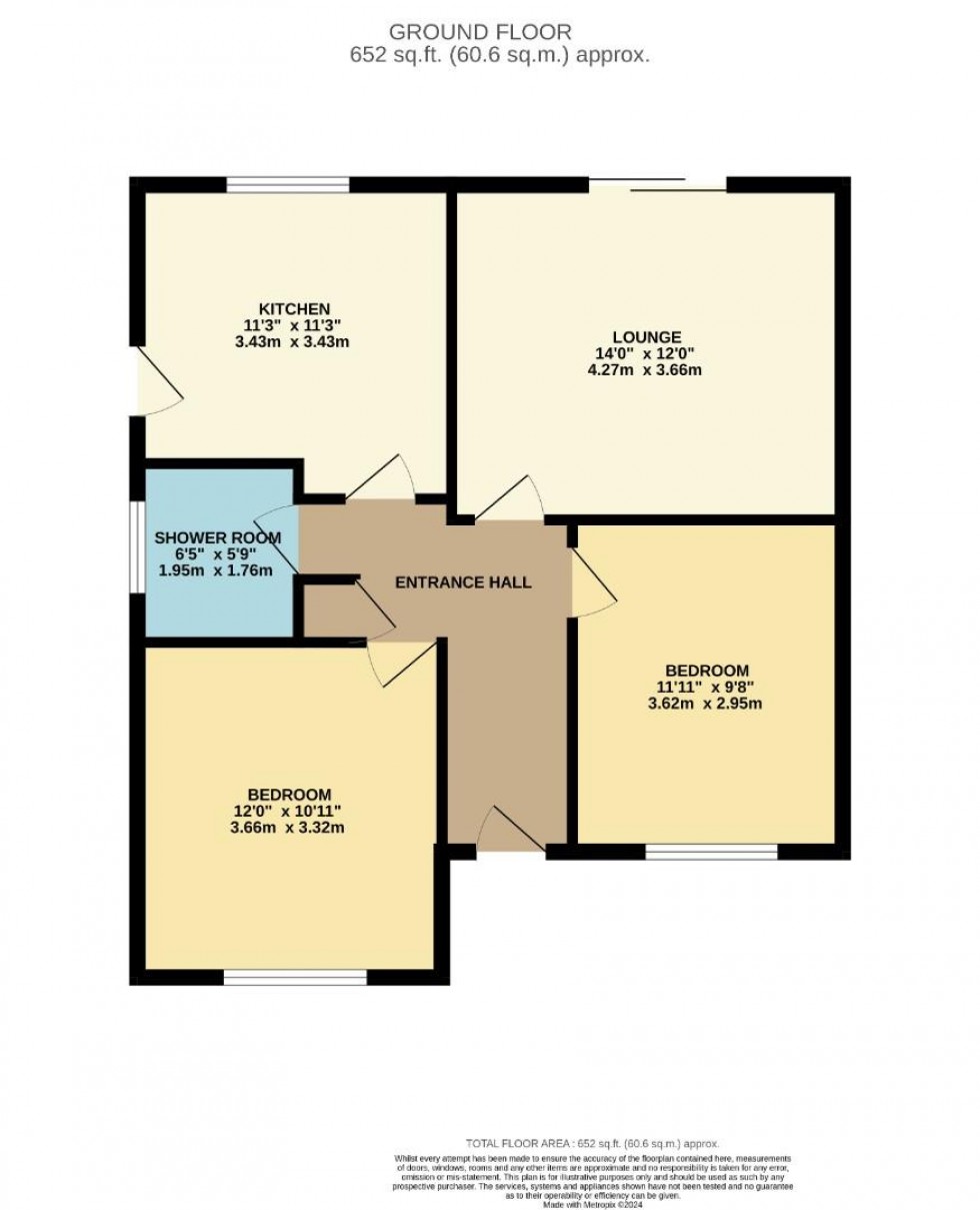 Floorplan for Church Close, Hartwell, Northampton