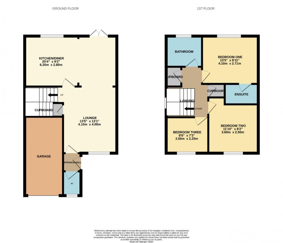 Floorplan for Buchanan Close, Northampton
