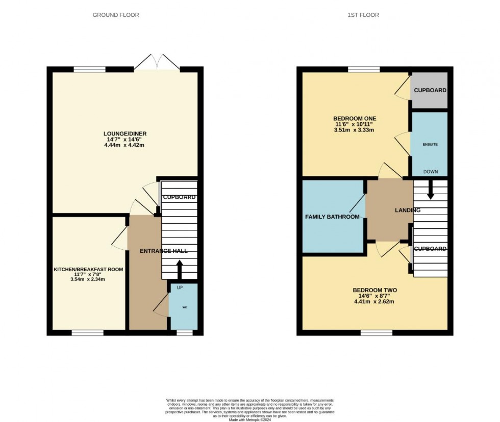 Floorplan for Hawthorn Avenue, Mawsley Village