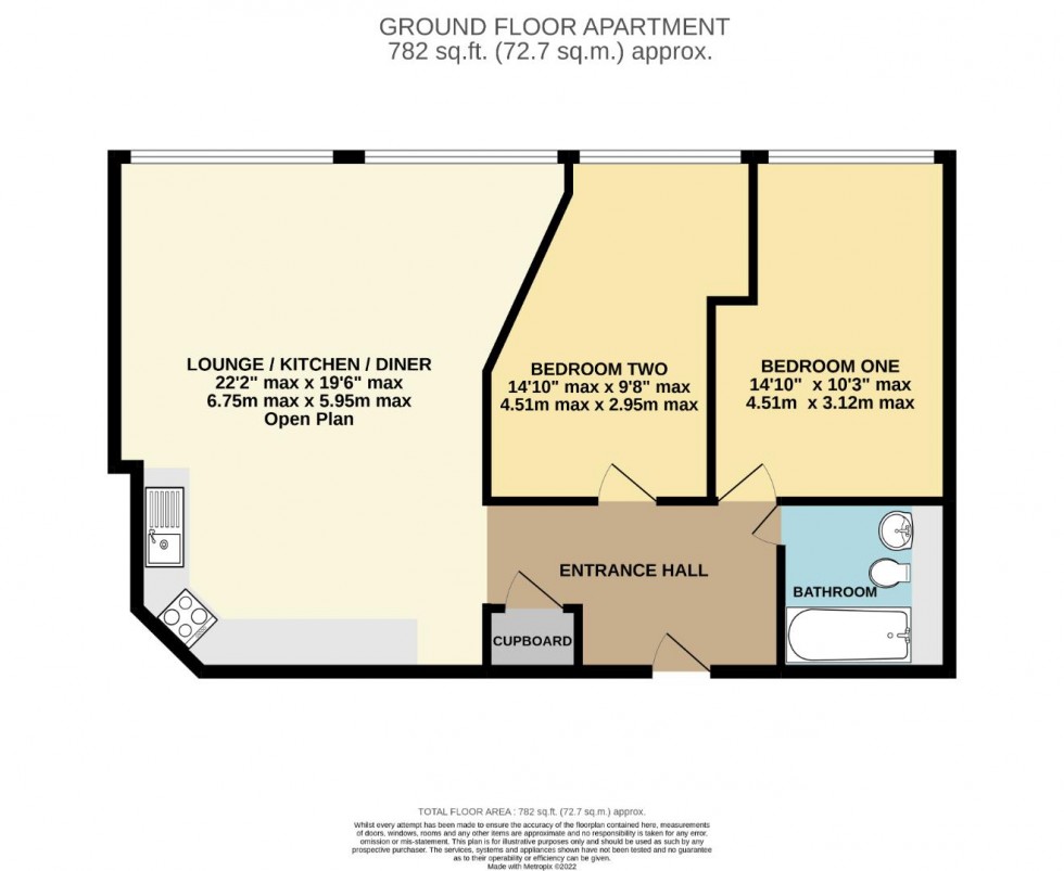 Floorplan for Guildhall Road, Northampton