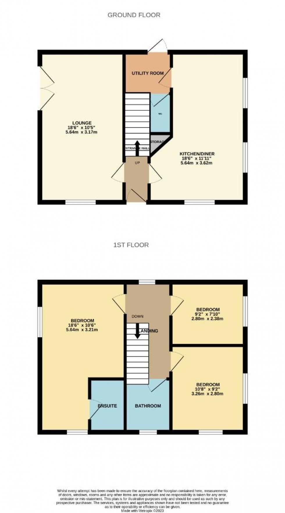 Floorplan for Setters Way, Roade