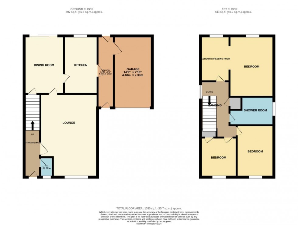 Floorplan for Five Acres Fold, Danefield, Northampton