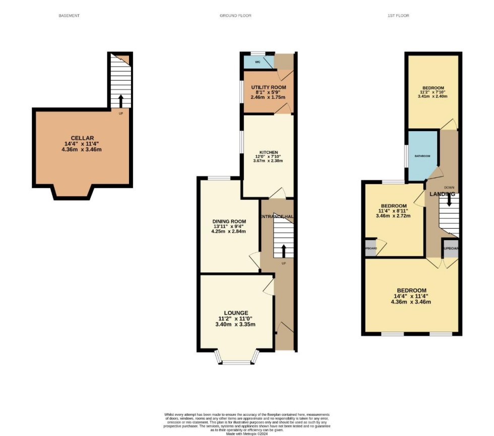 Floorplan for Ivy Road, Northampton
