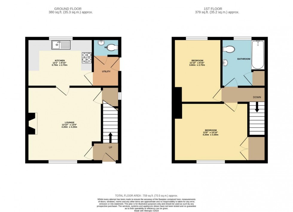 Floorplan for Johnson Avenue, Rugby