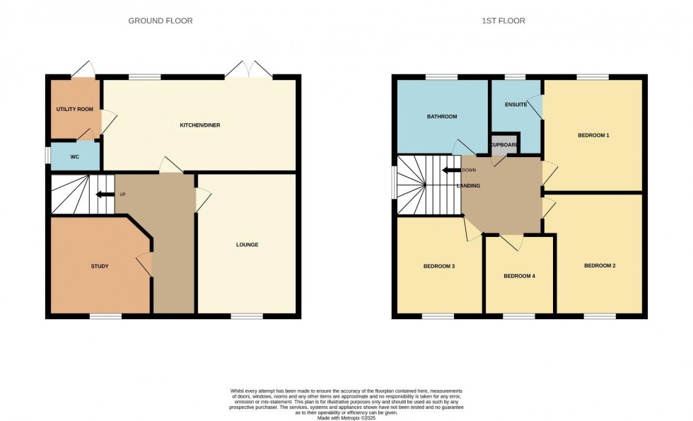 Floorplan for Oxlip Close, Rugby