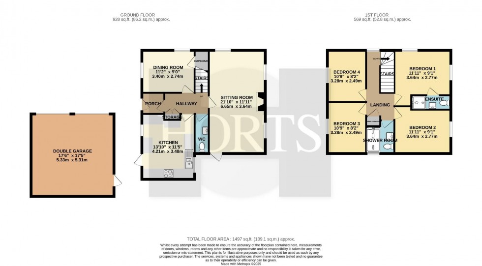 Floorplan for Edwardian Close, Wootton, Northampton