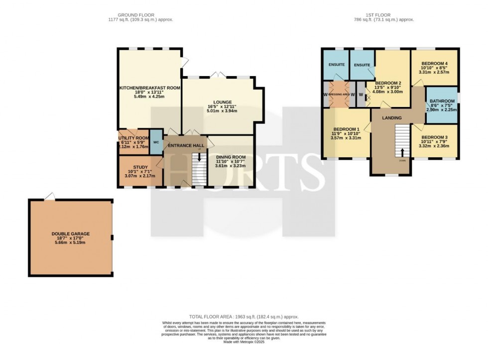 Floorplan for Samwell Way, Hunsbury Meadows