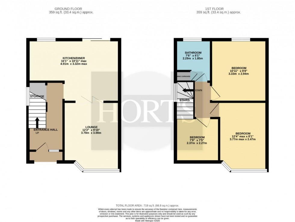 Floorplan for Central Avenue, Northampton