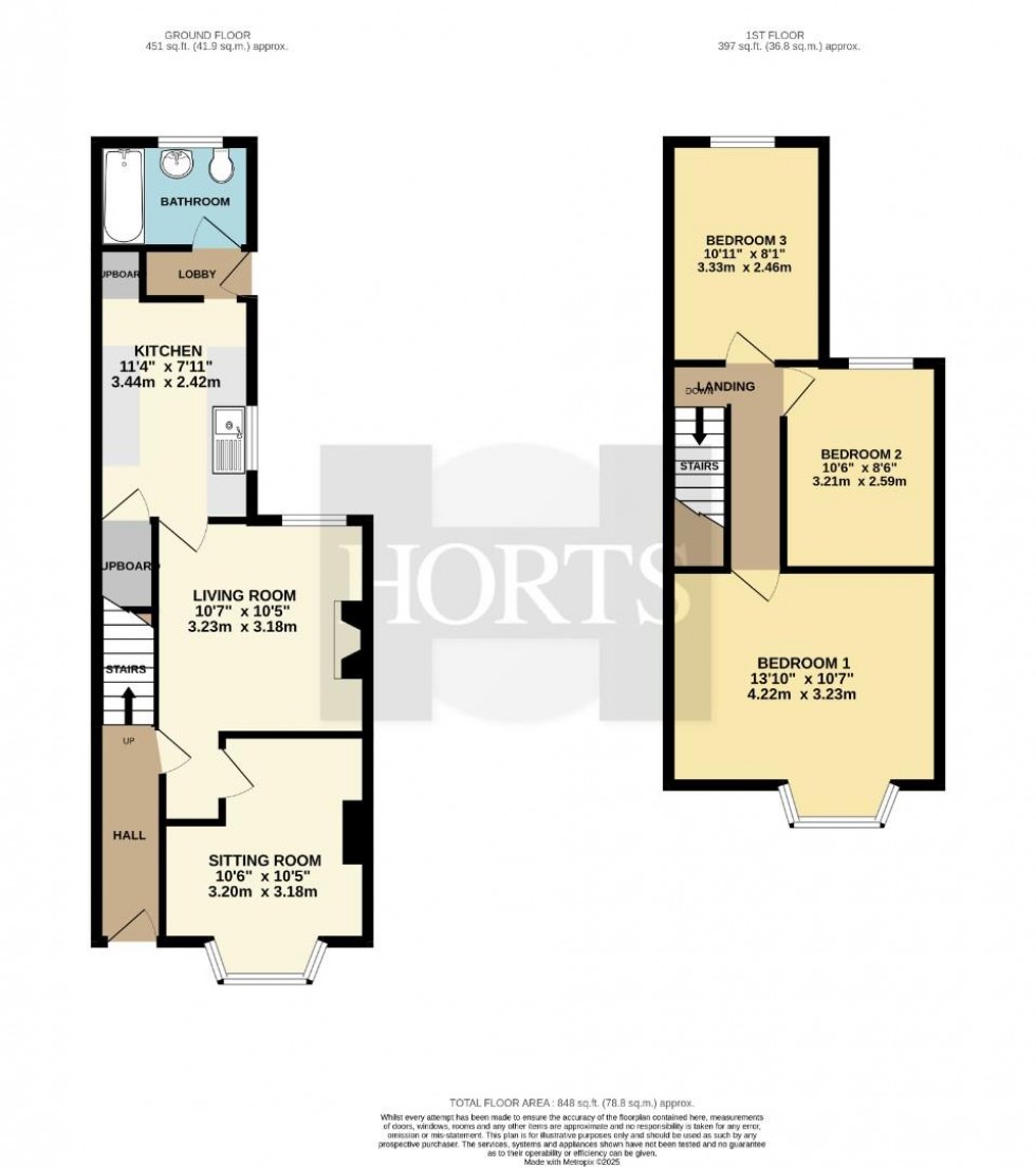 Floorplan for Countess Road, Northampton