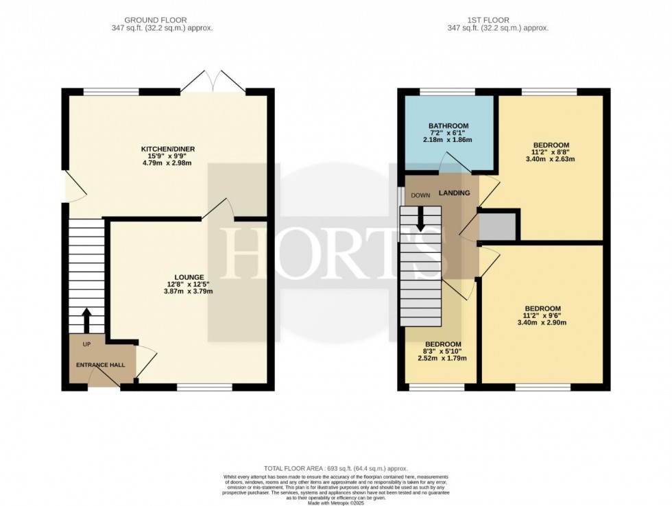 Floorplan for Miller Hill, West Hunsbury