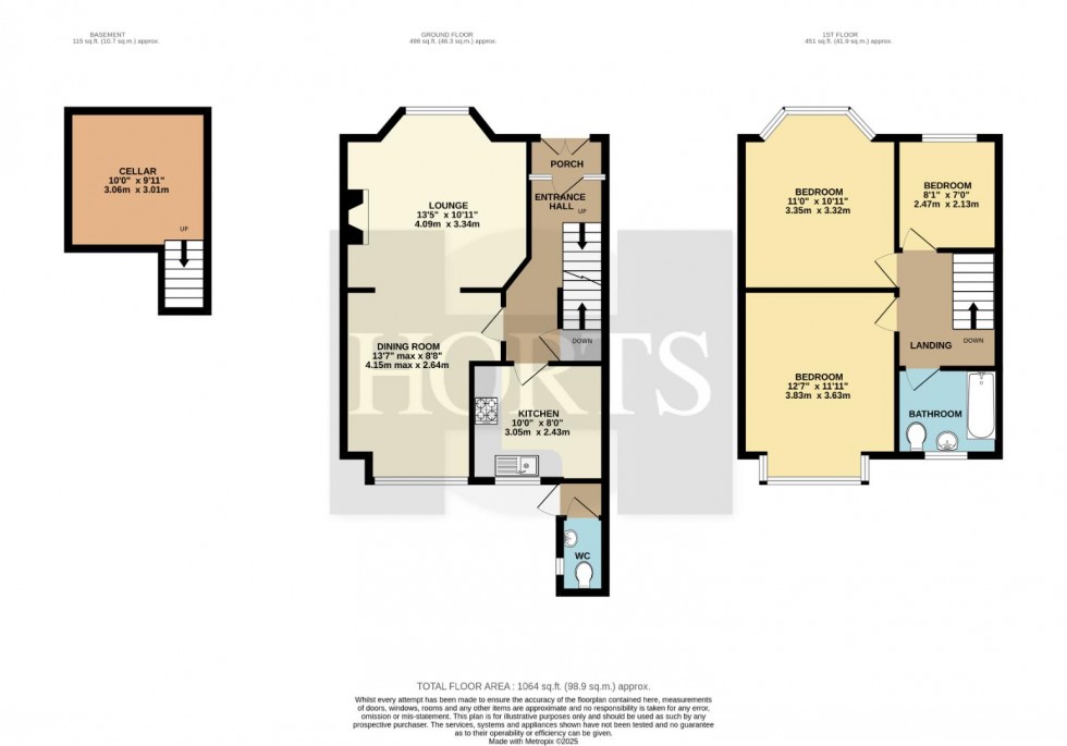 Floorplan for King Edward Road, Abington, Northampton