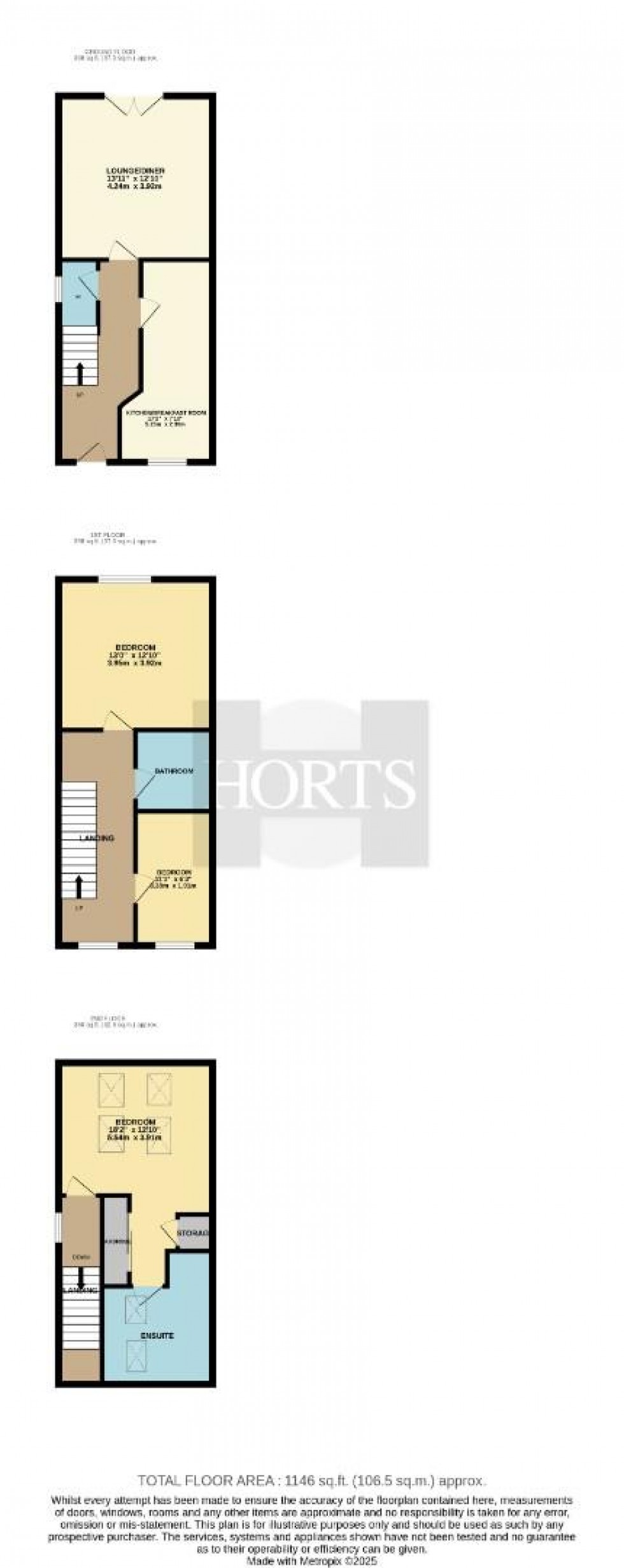 Floorplan for Walkers Way, Roade, NORTHAMPTON