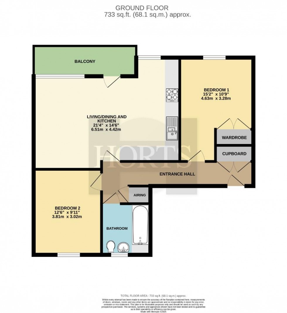 Floorplan for The Square, Upton, Northampton