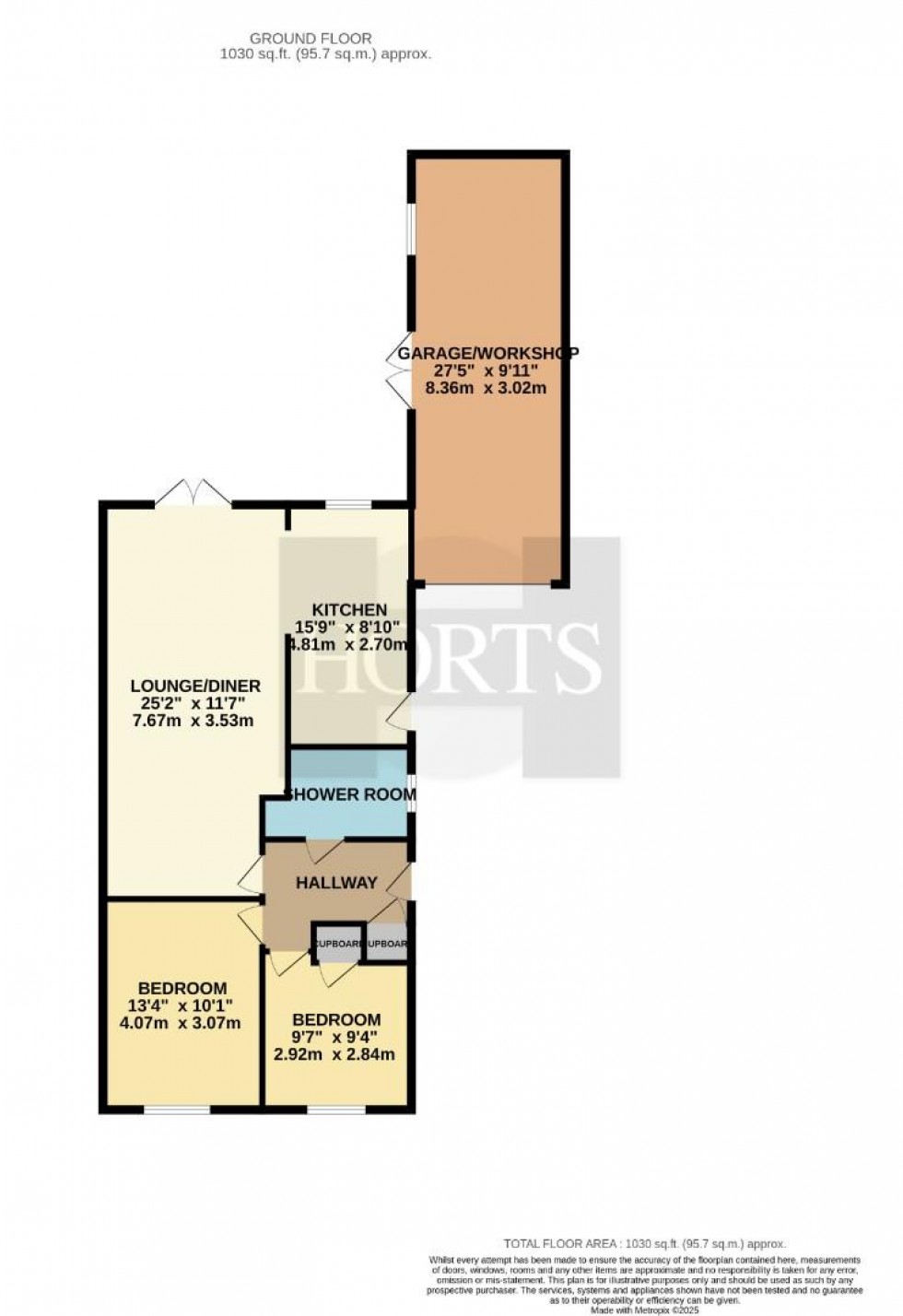 Floorplan for Barker Road, Earls Barton, Northampton