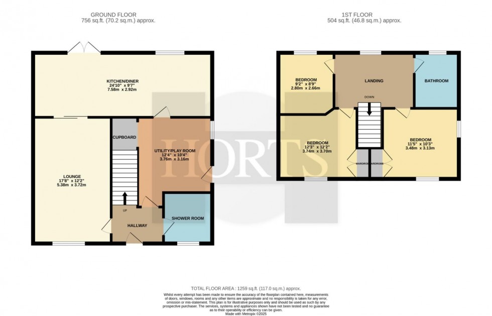 Floorplan for Station Road, Earls Barton, Northampton