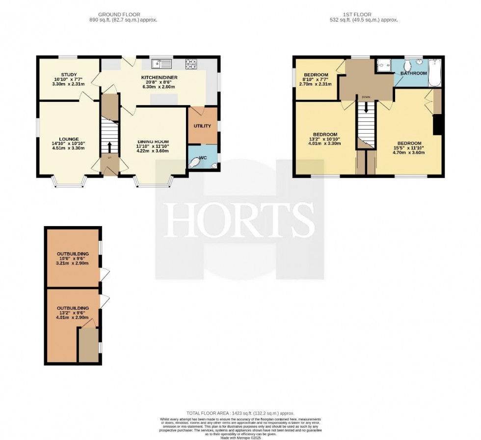Floorplan for Main Street, Stretton Under Fosse, Rugby