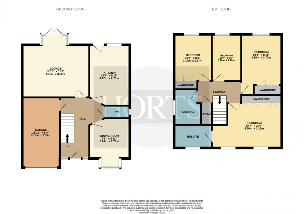 Floorplan for Penfold Gardens, Great Billing, Northampton