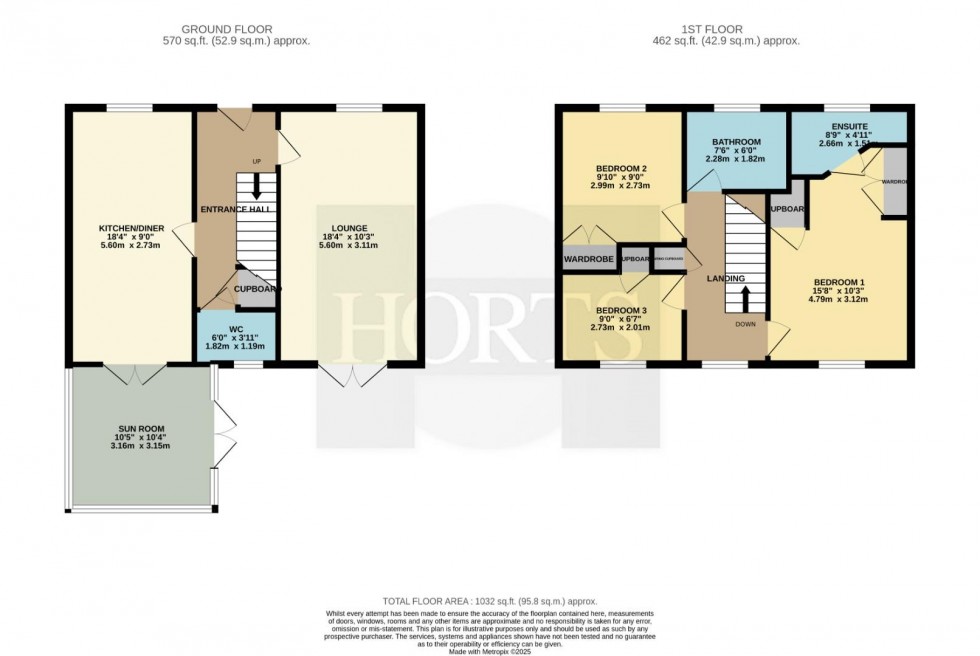 Floorplan for Coton Park Drive, Rugby