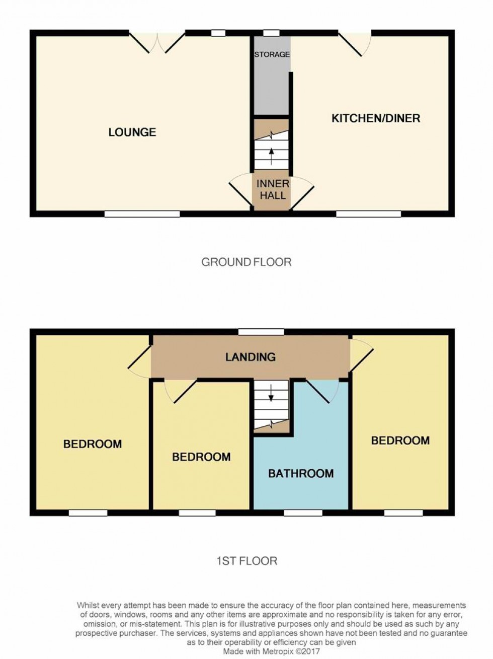 Floorplan for The Leys, Roade, NORTHAMPTON