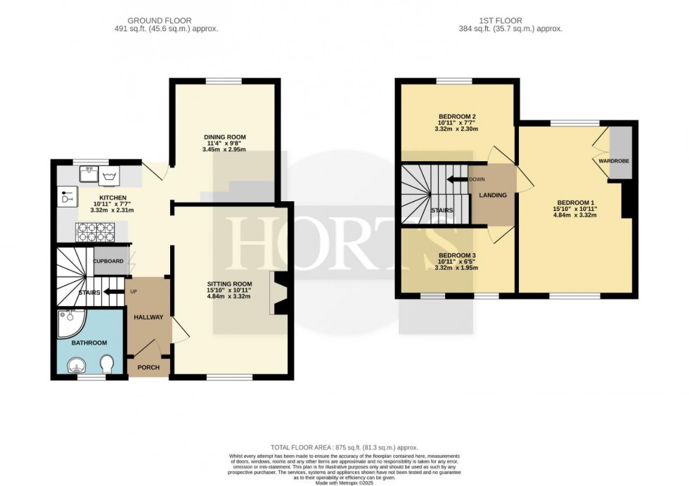 Floorplan for Stevenson Street, Far Cotton, Northampton