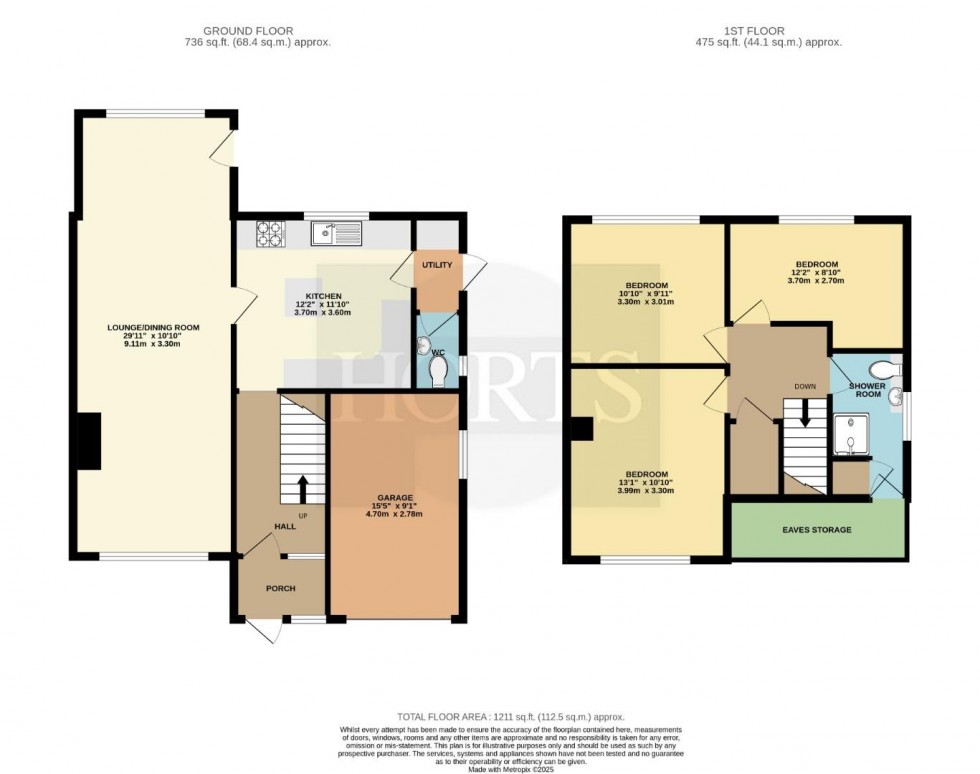 Floorplan for Pine Grove, Rugby