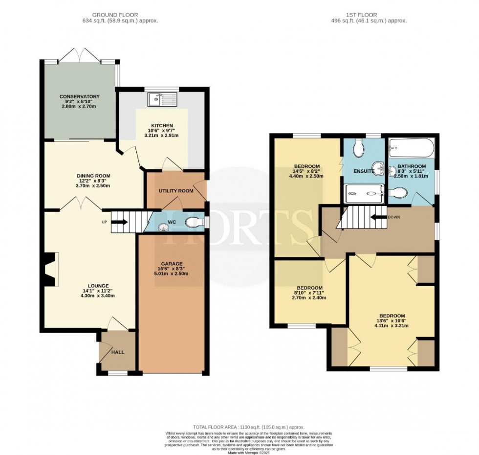 Floorplan for Steeping Road, Long Lawford, Rugby