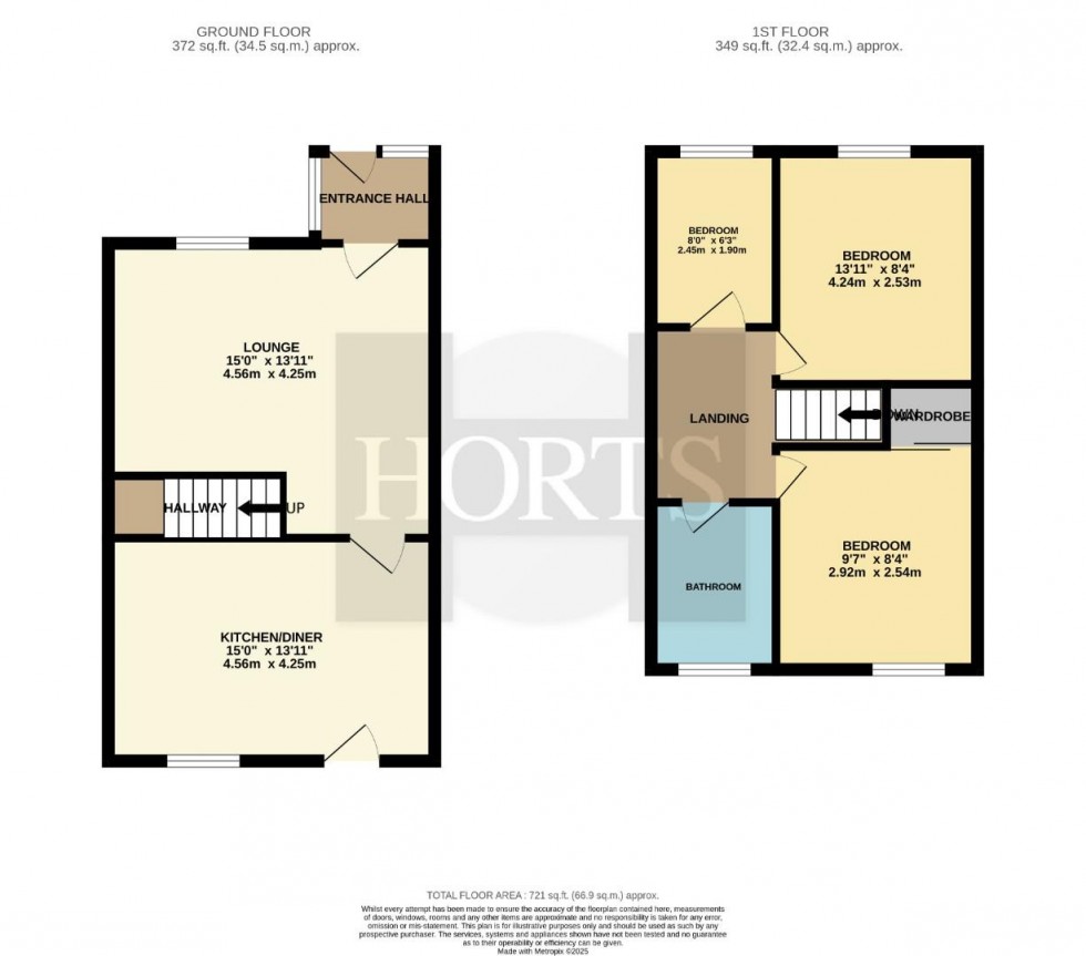 Floorplan for Rickyard Road, Northampton
