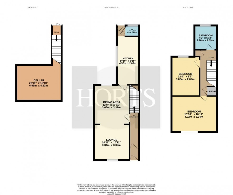 Floorplan for Denmark Road, Northampton