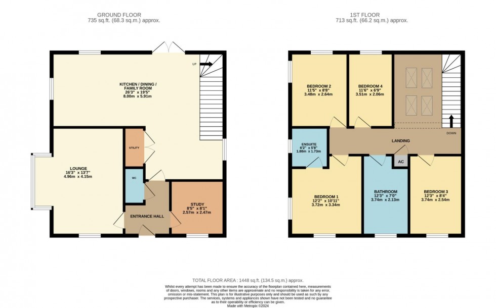 Floorplan for Hanging Barrows, Boughton, Northampton