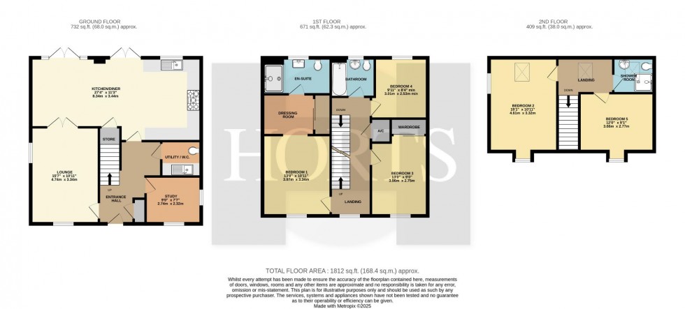 Floorplan for Sessions Way, St Crispin, Northampton
