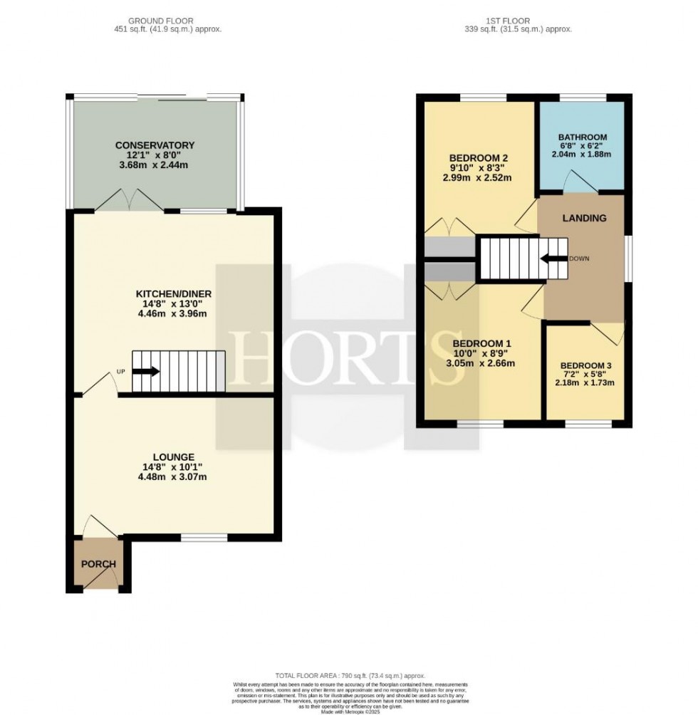 Floorplan for Hammerstone Lane, Danefield, Northampton
