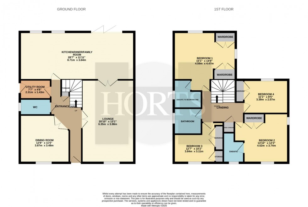 Floorplan for Colseed Road, Mawsley Village