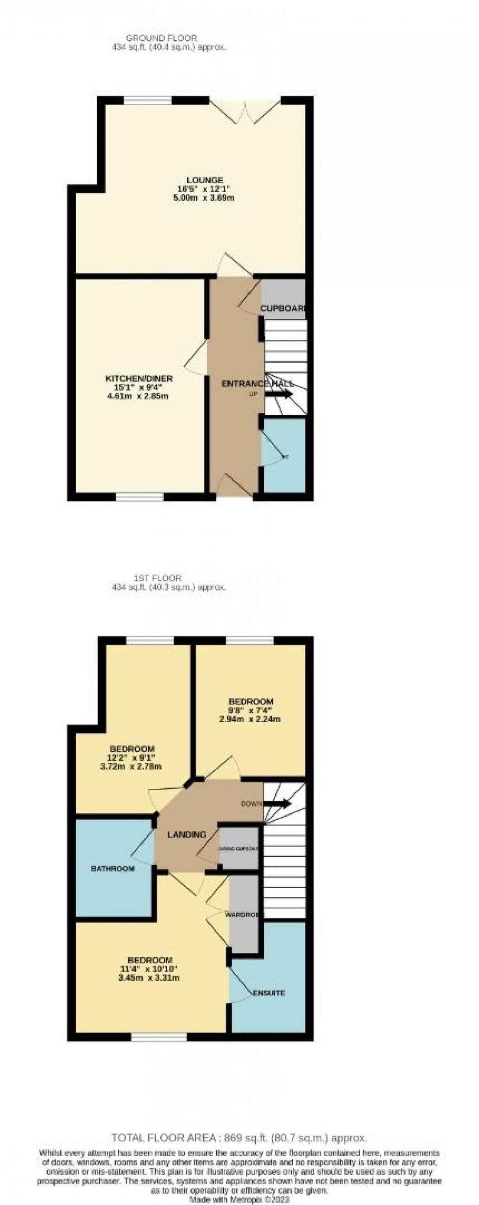 Floorplan for Glebe Road, Roade, Northampton