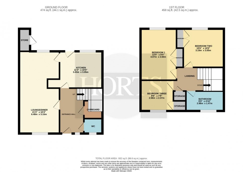 Floorplan for The Briars, Northampton