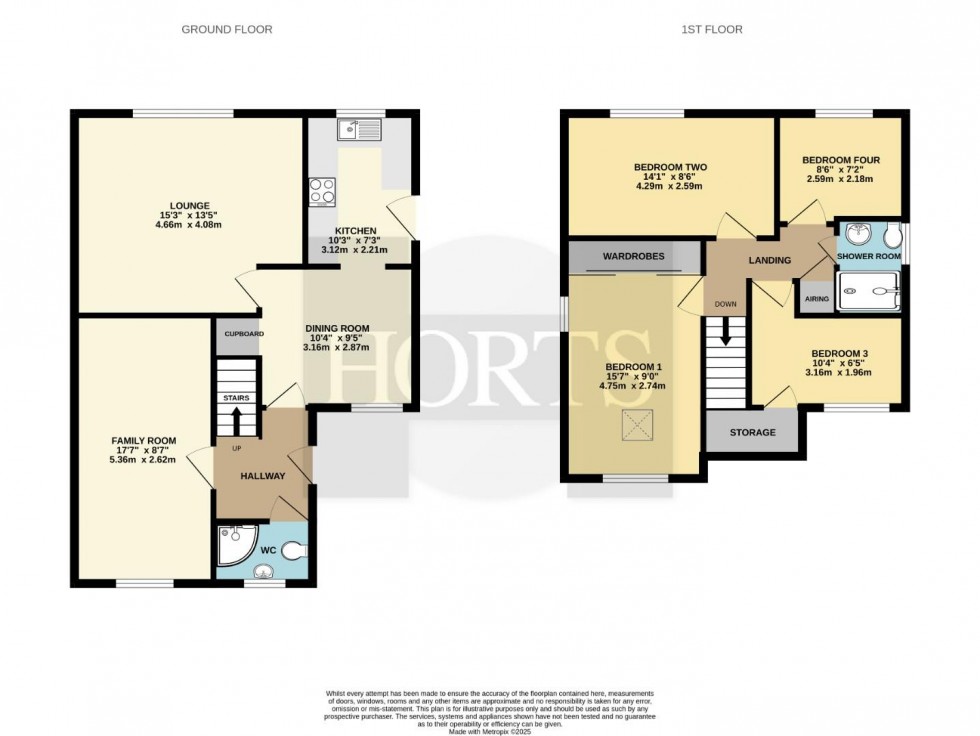 Floorplan for Kelburn Close, East Hnsbury, Northampton