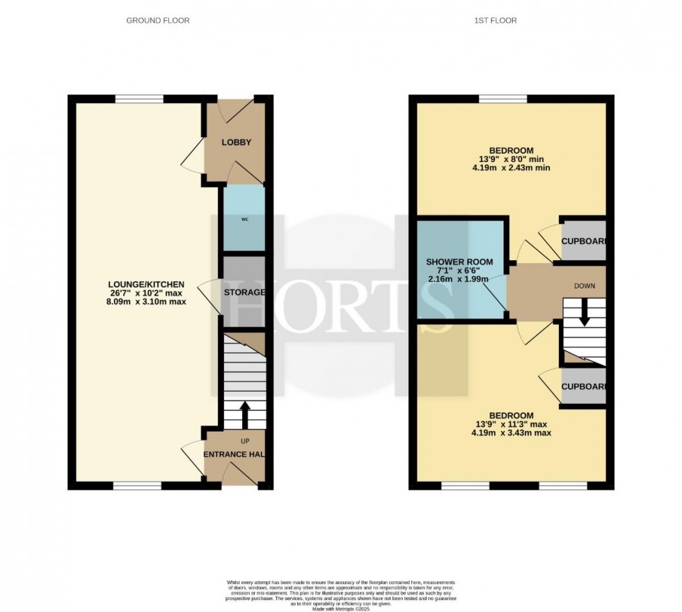Floorplan for Hornbeam Row, Brixworth, Northampton