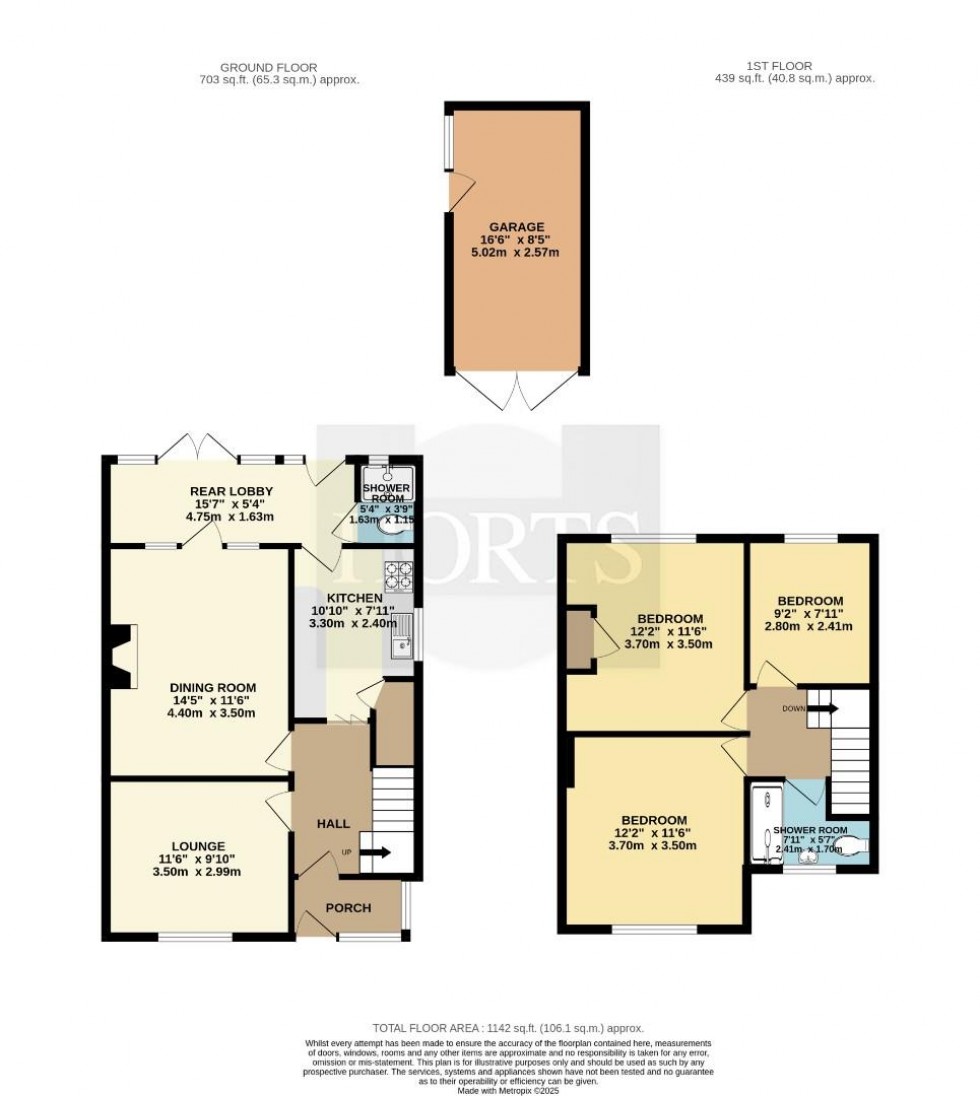 Floorplan for Eastlands Place, Rugby