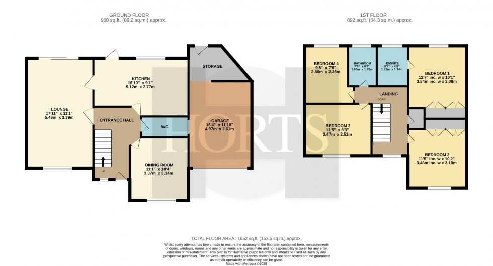 Floorplan for Riverstone Way, Northampton