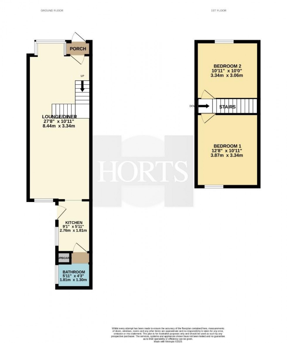 Floorplan for Sun Street, Rugby