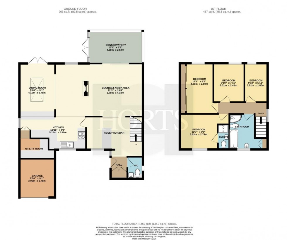 Floorplan for Bow Fell, RUGBY